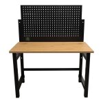 �tabli pliable jbm avec panneau pour outillage