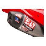 Autocollants d �chappement yoshimura rouges pour silencieux type rs