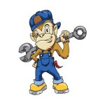 Autocollant lethal threat singe m�canicien 7x11cm