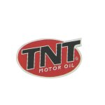 Autocollant logo tnt motor oil 7x4 cm encollage arri�re