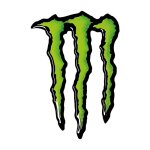 Autocollant monster griffe 3d 70x45 mm