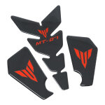 Autocollants de r�servoir avoc carbone avec motif rouge pour yamaha m