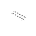 Axe de charnire shad pour top case sh46 / sh45 / sh40 / sh39 / sh37 / sh29 / sh2