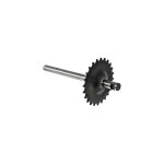 Axe de p�dalier 24 dents peugeot 103 noir