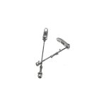 Axe de roue � blocage rapide avec code antivol int�gr� (paire)