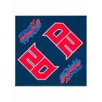 Bandana fabio quartararo 20 el diablo blanc / rouge / bleu