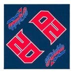 Bandana fabio quartararo 20 el diablo blanc / rouge / bleu