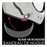 Bandeau de nuque roof pour casque ro5 boxer et roadster - 54 / 56