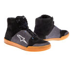 Baskets moto alpinestars chrome noir asphalt / bleu - 42. 5