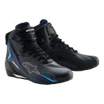 Baskets moto alpinestars faster - 4 drystar black / night navy / cyan - 41