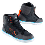 Baskets moto alpinestars j - 6 waterproof noir / anthracite / bleu - us - 6