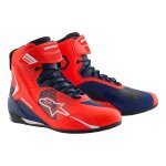 Baskets moto alpinestars mm93 faster - 4 red fluo / dark blue - 47 Baskets moto alpinestars mm93 faster - 4 red fluo / dark blue - 47