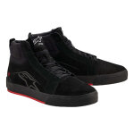 Baskets moto alpinestars ride - 63 leather black / bright red - 38