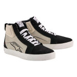 Baskets moto alpinestars ride - 63 leather black / cool gray / white - 45