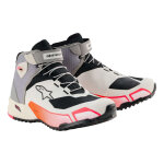 Baskets moto femme alpinestars cr - x women s drystar white / mid gray / b
