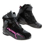 Baskets moto femme ixon bull 2 wp lady noir / fuschia - 37