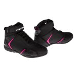Basket moto femme ixon gambler wp noir / fushia - 36