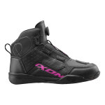 Baskets moto femme ixon vyper wp lady noir / fushia - 37