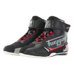 Baskets moto furygan v5 d3o noir / blanc / rouge - 37
