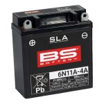 Batterie bs battery sla 6n11a - 4a 6v 11, 6ah activ�e usine