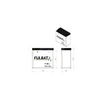 Batterie fulbat ft14b - 4 12v 12ah