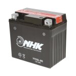 Batterie nhk ytx5l - bs 12v 4ah avec entretien livr�e avec pack acide