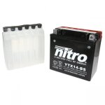 Batterie nitro ytx14 - bs 12v 12 ah avec acide