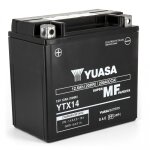 Batterie yuasa ytx14 - bs 12v 12 ah prte  l emploi