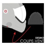 Bavette coupe - vent roof pour casque ro32 desmo