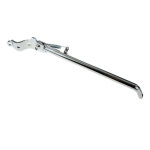 Béquille latérale chromée lisse l340 bras rond et ovale Béquille latérale chromée lisse l340 bras rond et ovale