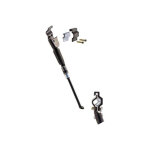 B�quille lat�rale rms r�glable 24  - 28  argent�e