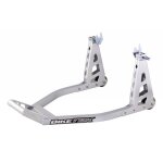 B�quille de stand arri�re biketek alu avec supports en v