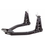 B�quille de stand arri�re biketek noire avec supports en v