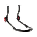 Bquille de stand avant bihr home track fixe noir mat roues rouges su