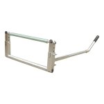 B�quille de stand bike tek arri�re grise pour cadre tubulaire jumeau