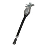 Bquille vlo latrale newton rglable alu - noir avec plaque (pour