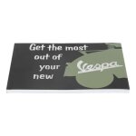 Bloc - notes vespa get the most format din a5 noir / vert