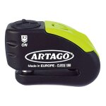 Bloque disque alarme artgo art30x14 14mm sra noir / jaune