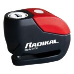 Bloque disque + alarme radikal rk9 rouge / noir