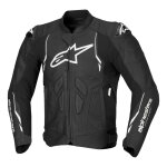 Blouson cuir alpinestars dusk black / white - 46