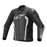 Blouson cuir alpinestars missile v2 noir / blanc - 50