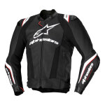 Blouson cuir alpinestars missile v3 ignition black / white - 54