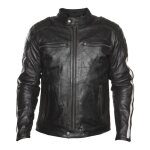 Blouson cuir archive daytona noir - m
