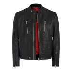 Blouson cuir belstaff cheetham noir - s