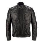 Blouson cuir belstaff raleigh noir - s