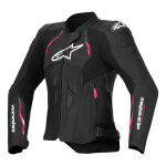 Blouson cuir femme alpinestars stella dusk black / diva pink / white - 40 Blouson cuir femme alpinestars stella dusk black / diva pink / white - 40