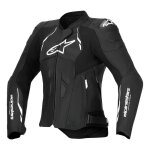 Blouson cuir femme alpinestars stella dusk black / white - 40