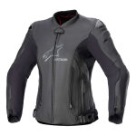 Blouson cuir femme alpinestars stella gp plus v4 black / black - 38