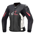 Blouson cuir femme alpinestars stella gp plus v4 black / white / diva pink Blouson cuir femme alpinestars stella gp plus v4 black / white / diva pink