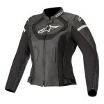 Blouson cuir femme alpinestars stelle jaws v3 noir - 38
